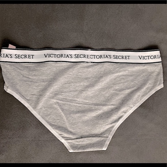 NWT VS Logo cotton bralette & matching panty set - Picture 9 of 16